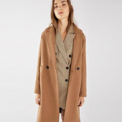 Straight long coat